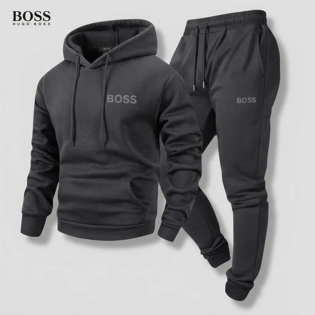 Ensemble sweat à capuche urbain H.B pour hommes
