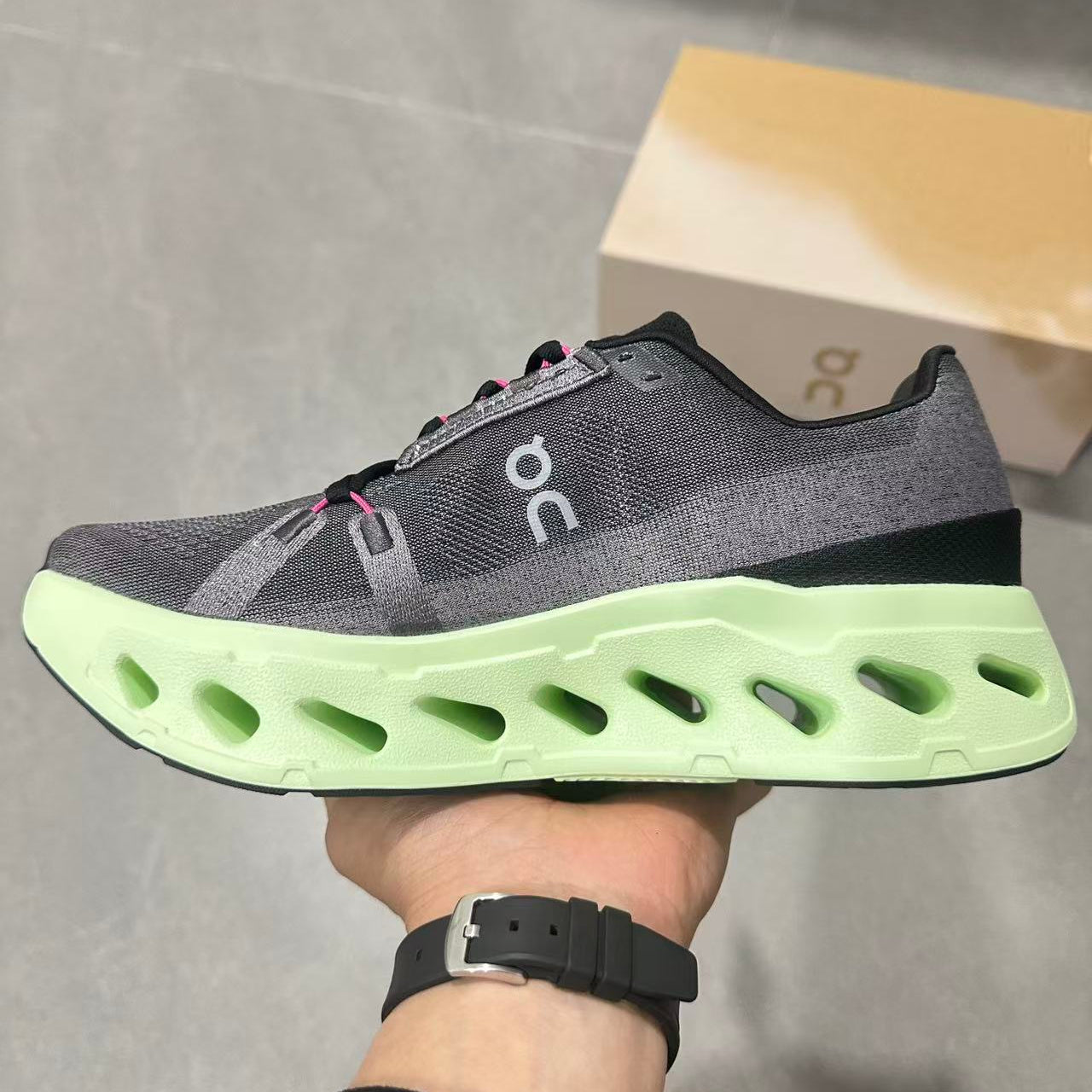 Chaussures de running ON Eclipse - Vert