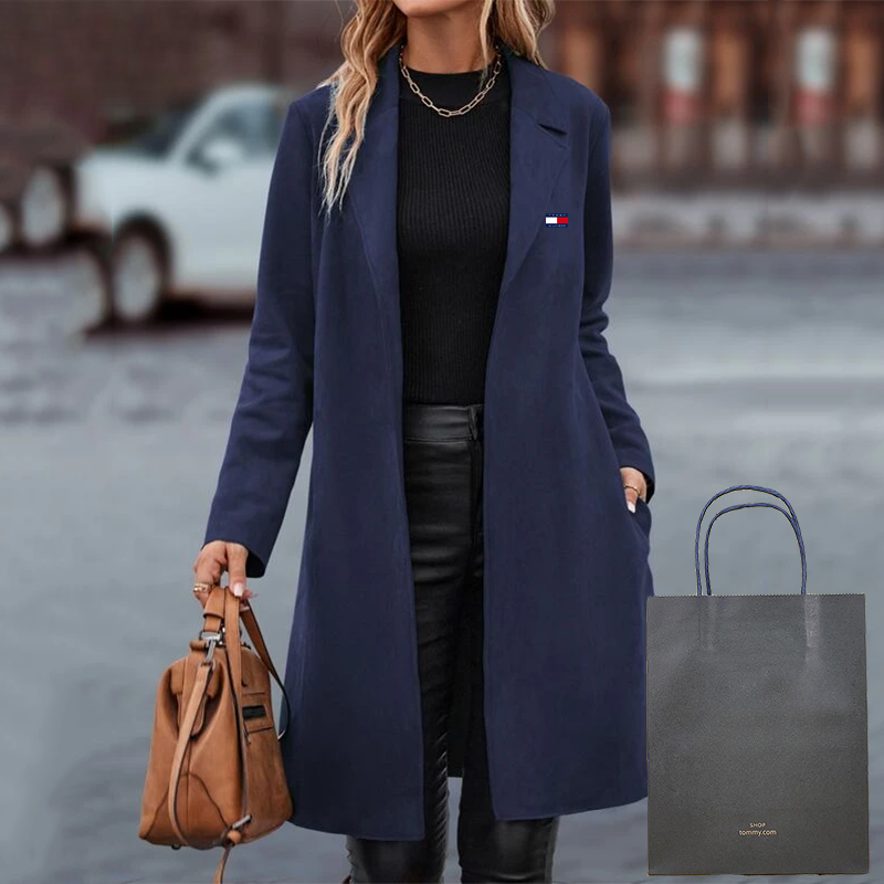 Manteau long décontracté pour femme