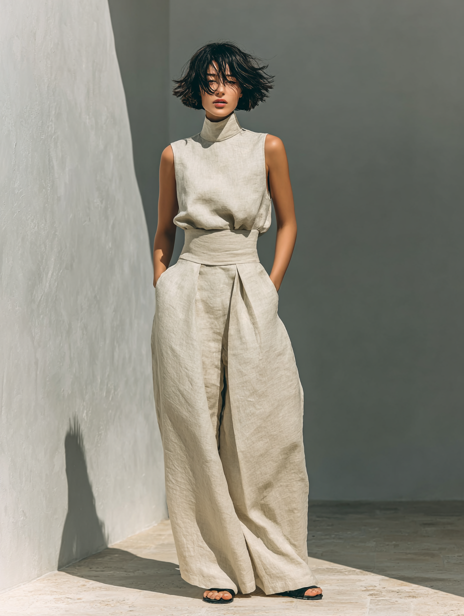 Aura - Ensemble Minimaliste Coton & Lin