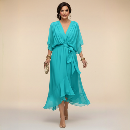 Arabella | Robe coupe fluide à col en V