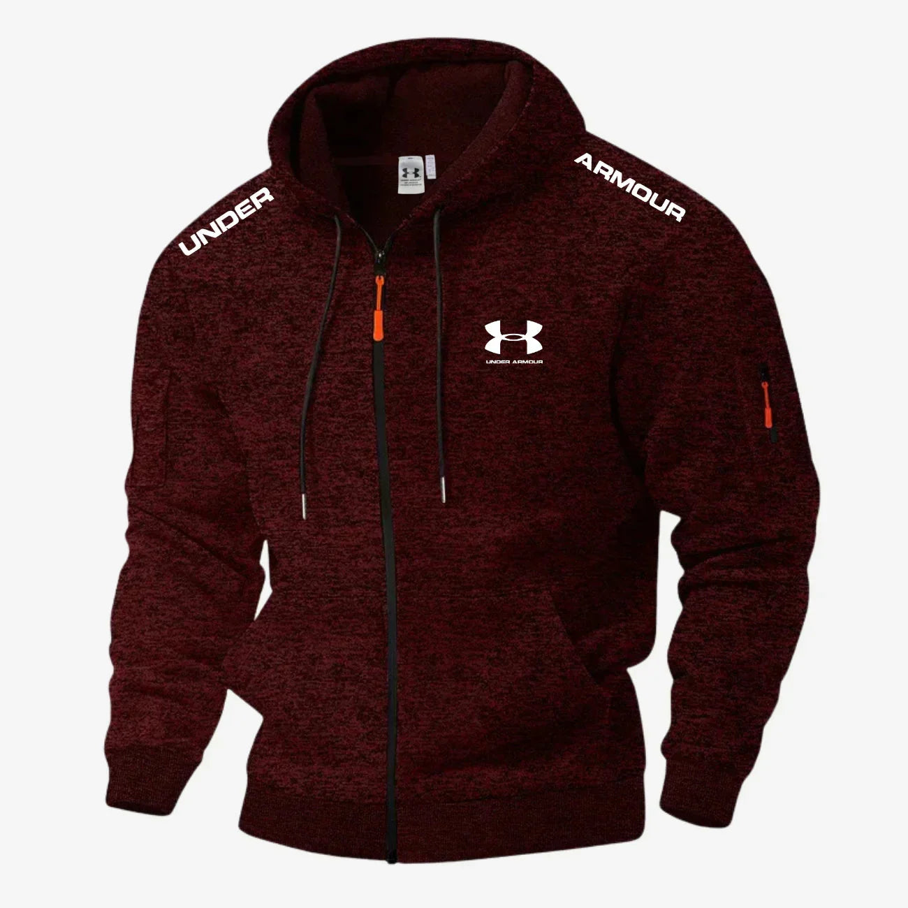 Sweat à capuche zippé décontracté