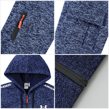 Sweat à capuche zippé décontracté