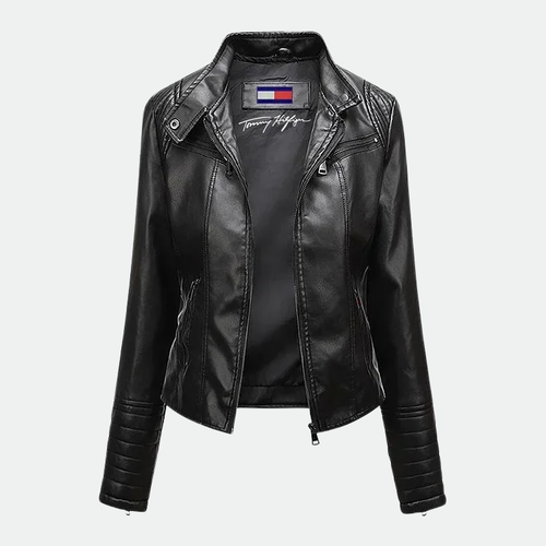 Blouson en cuir pour femme
