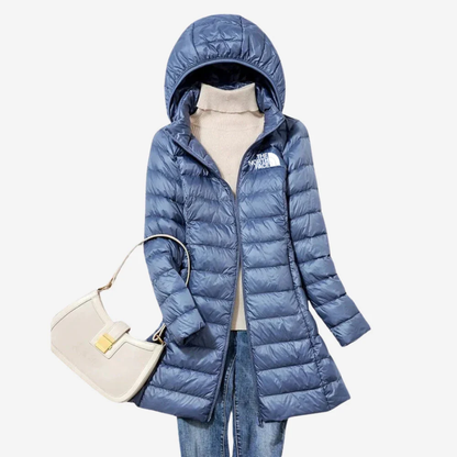 Lange Steppjacke