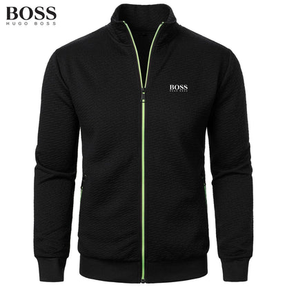 Veste zippée col montant