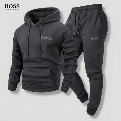 Ensemble sweat à capuche urbain H.B pour hommes
