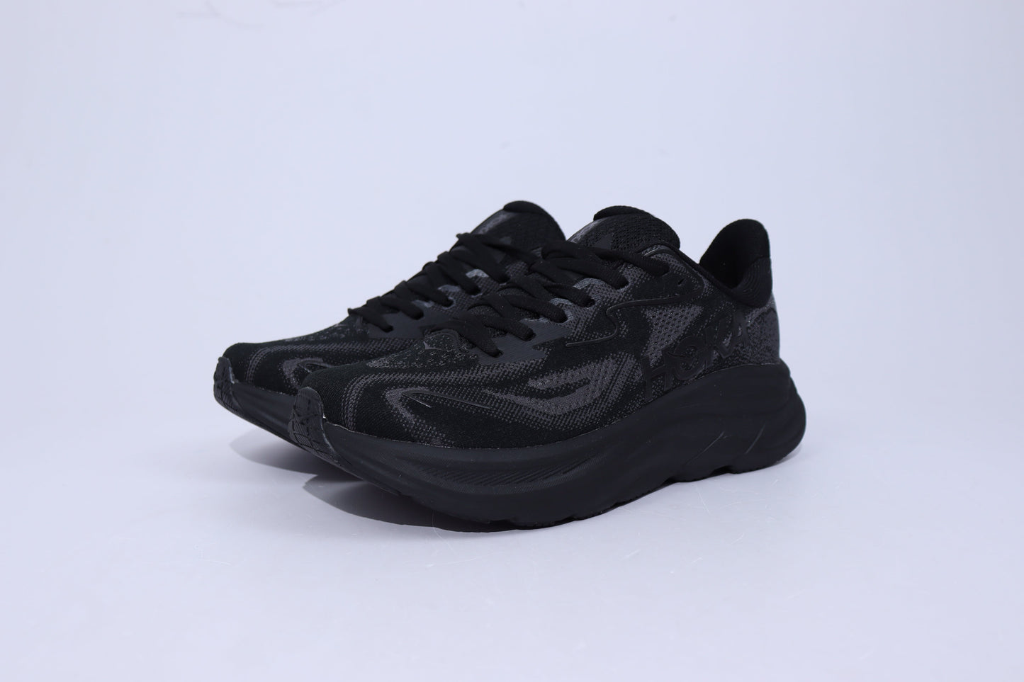 Clifton 10 - Baskets Unisexes HK - Tout Noir
