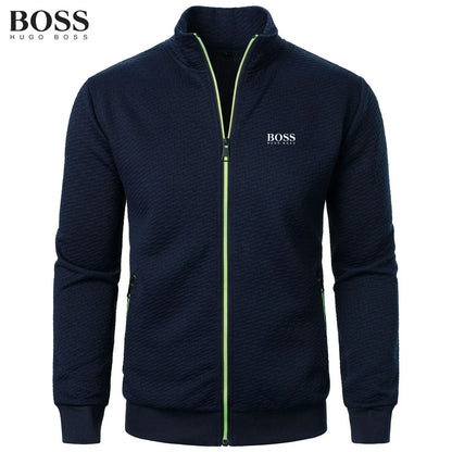 Veste zippée col montant