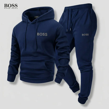 Ensemble sweat à capuche urbain H.B pour hommes