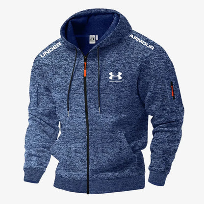 Sweat à capuche zippé décontracté