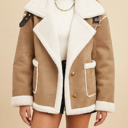 Arden Shearling-Jacke
