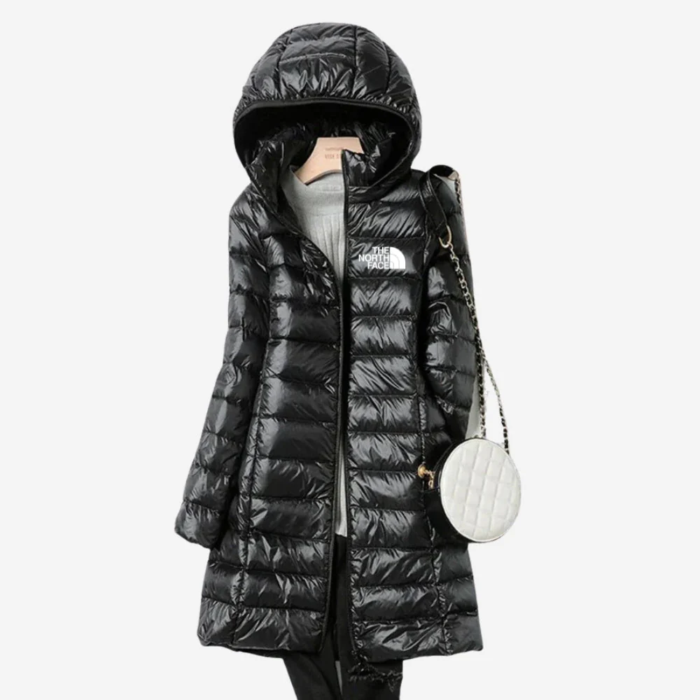 Lange Steppjacke
