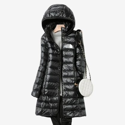 Lange Steppjacke