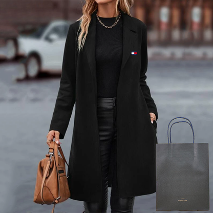 Manteau long décontracté pour femme