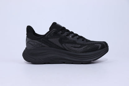 Clifton 10 - Baskets Unisexes HK - Tout Noir