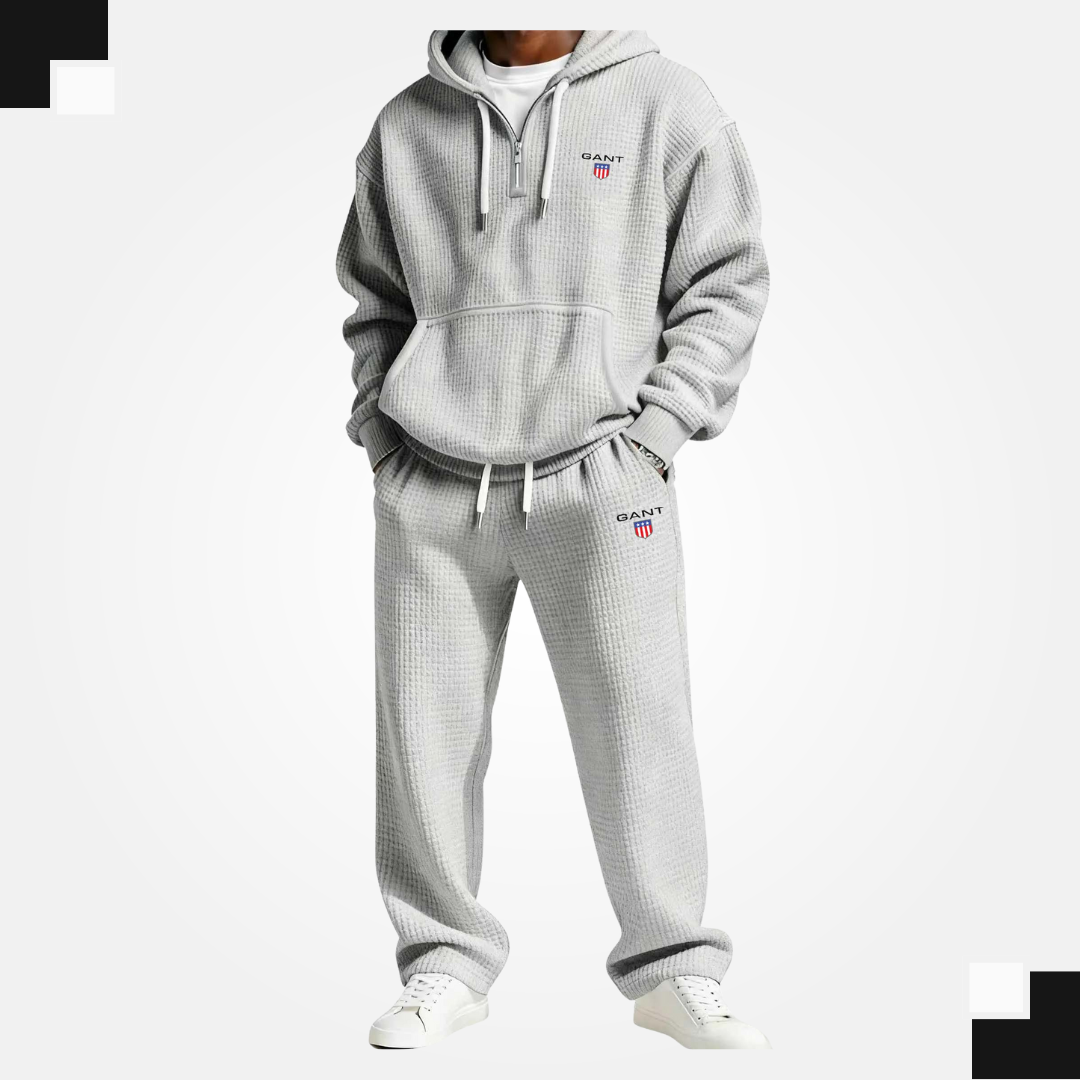Ensemble de survêtement Premium en tricot gaufré