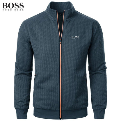Veste zippée col montant