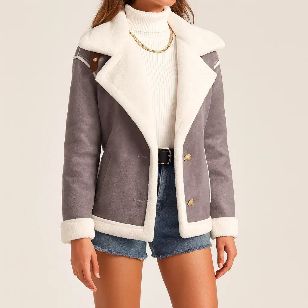 Arden Shearling-Jacke