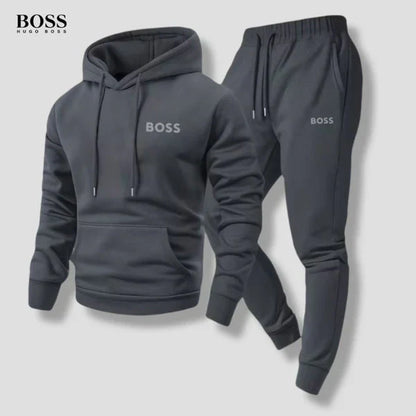 Ensemble sweat à capuche urbain H.B pour hommes