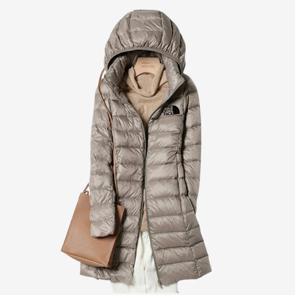 Lange Steppjacke