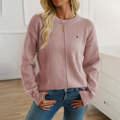 Pull col rond ample