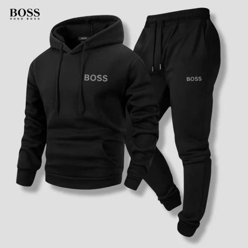 Ensemble sweat à capuche urbain H.B pour hommes