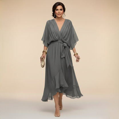 Arabella | Robe coupe fluide à col en V