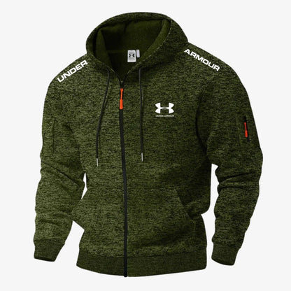 Sweat à capuche zippé décontracté