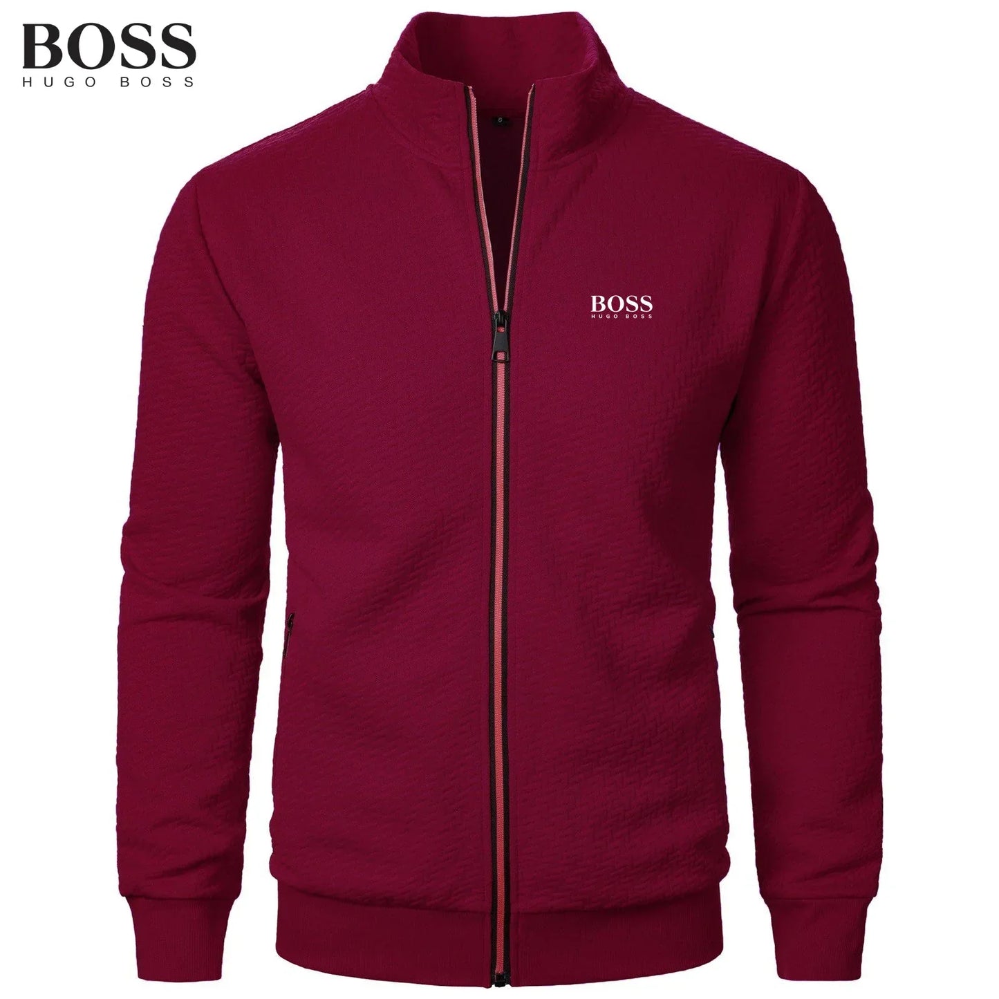 Veste zippée col montant