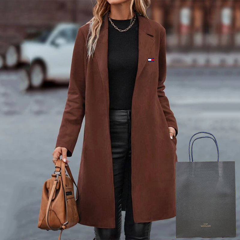 Manteau long décontracté pour femme