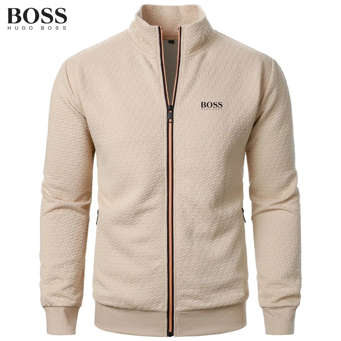 Veste zippée col montant