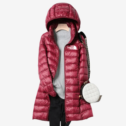 Lange Steppjacke