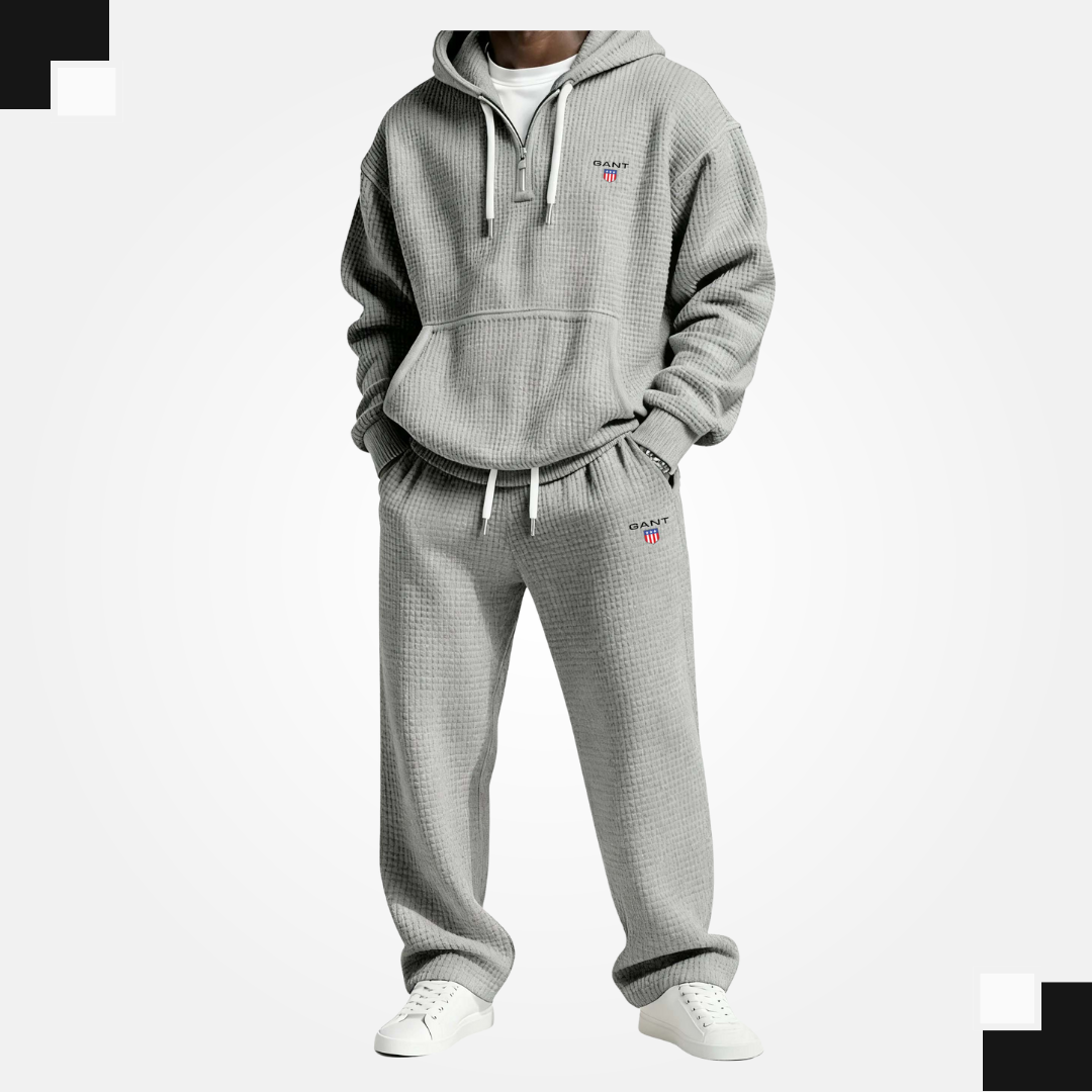 Ensemble de survêtement Premium en tricot gaufré