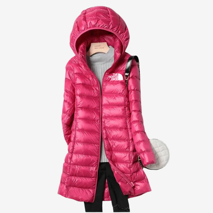Lange Steppjacke