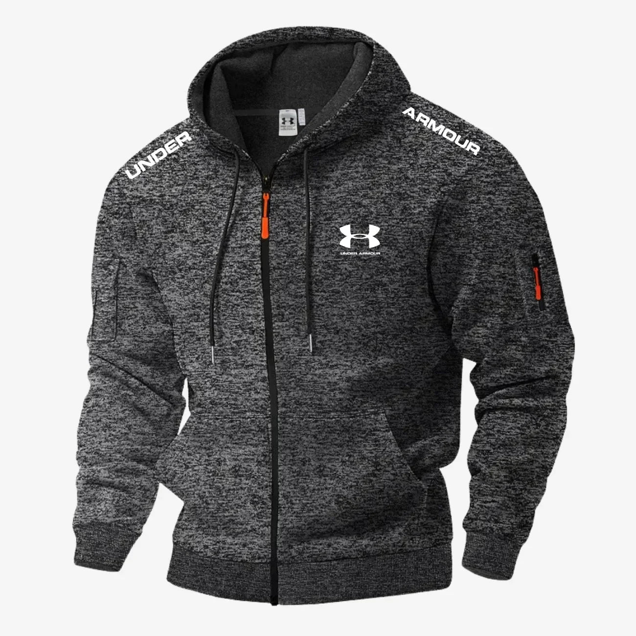 Sweat à capuche zippé décontracté