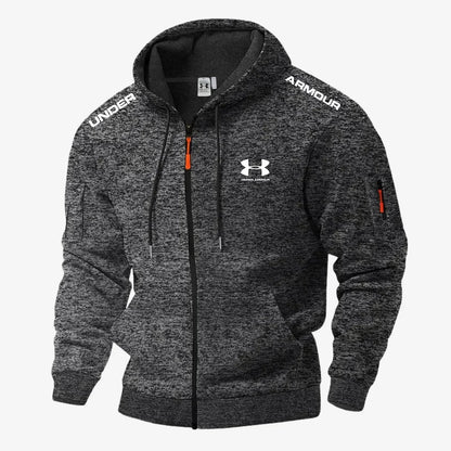 Sweat à capuche zippé décontracté