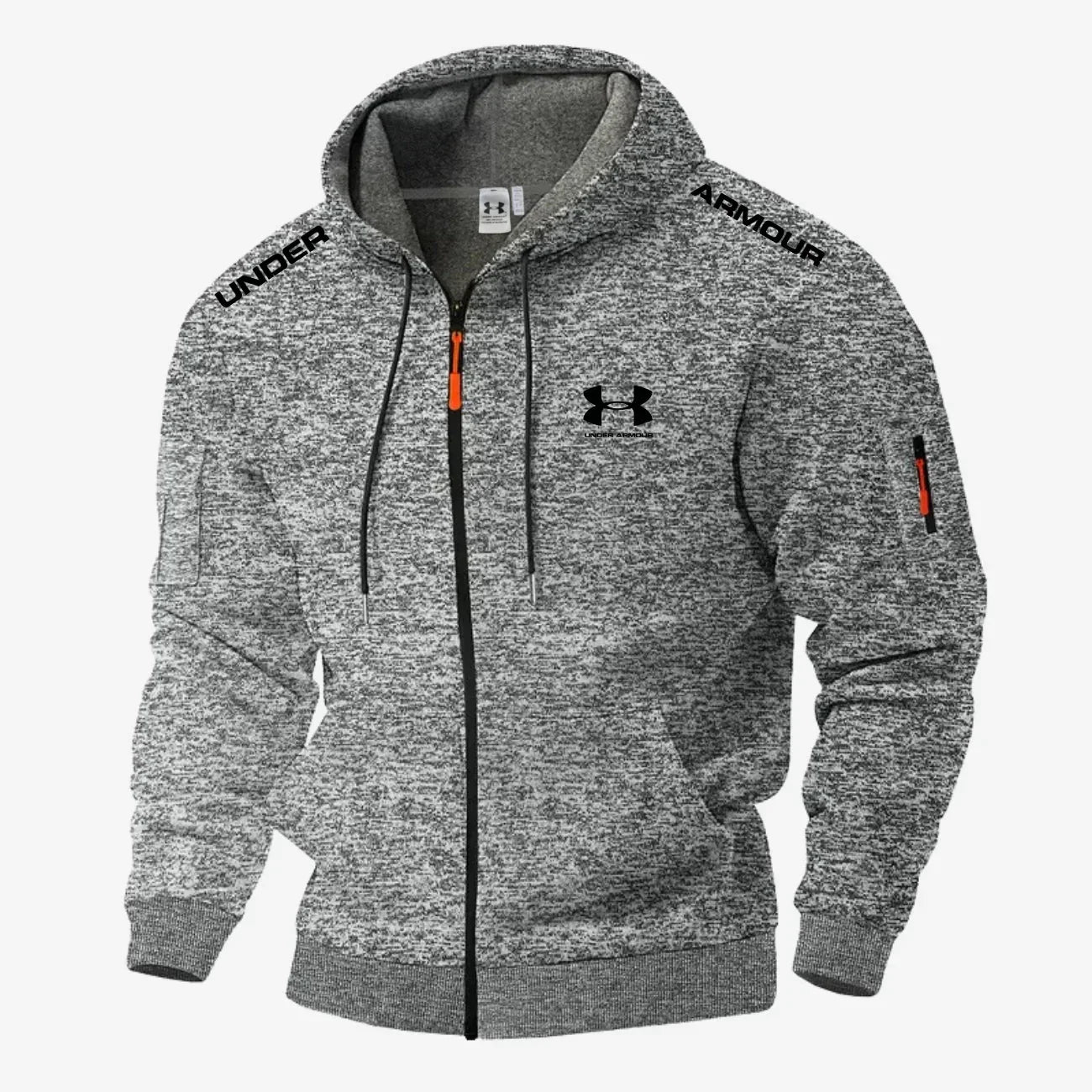 Sweat à capuche zippé décontracté