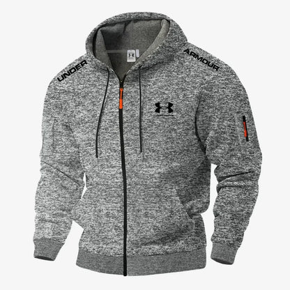 Sweat à capuche zippé décontracté