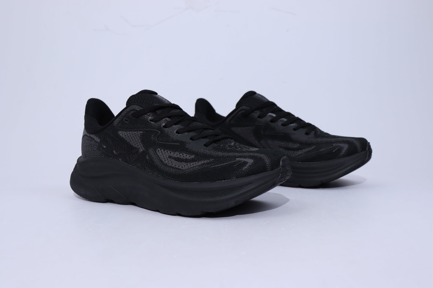 Clifton 10 - Baskets Unisexes HK - Tout Noir