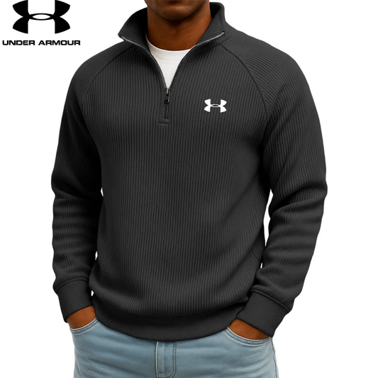 UA™ Geripptes Performance Quarter-Zip Sweatshirt