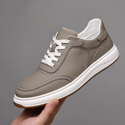 Baskets décontractées en cuir pour hommes