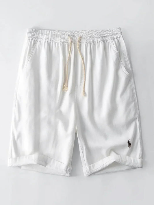 Men’s Striped Cuban Shirt & Shorts Set