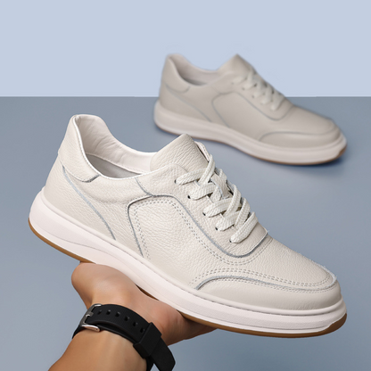 Baskets décontractées en cuir pour hommes