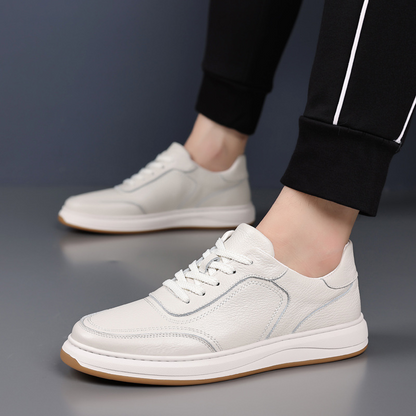 Baskets décontractées en cuir pour hommes