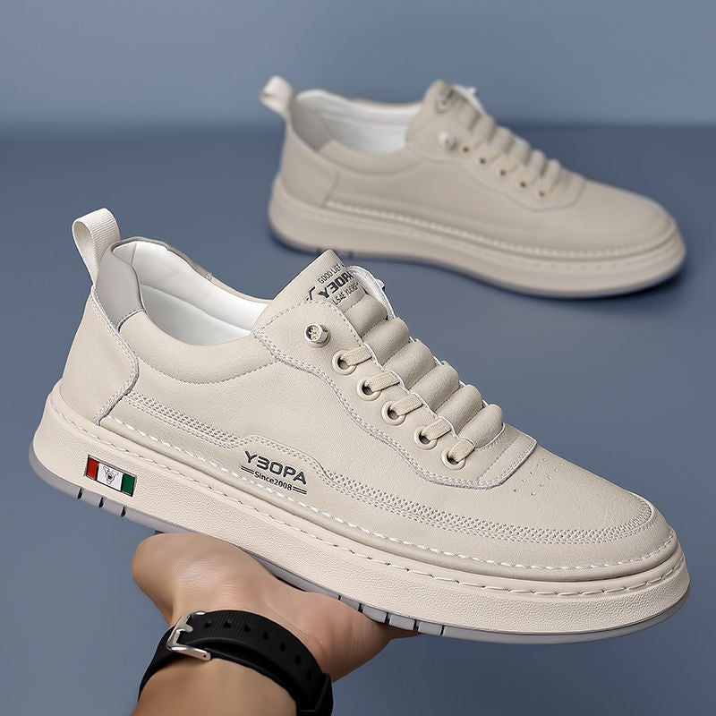 Baskets en cuir véritable Alan