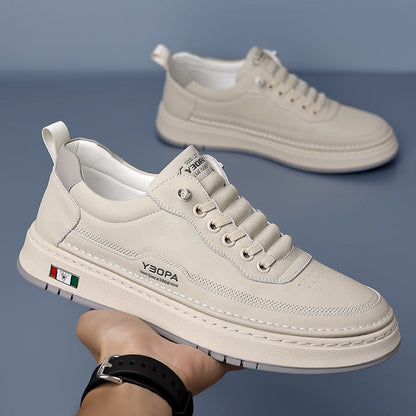 Baskets en cuir véritable Alan