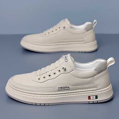 Baskets en cuir véritable Alan