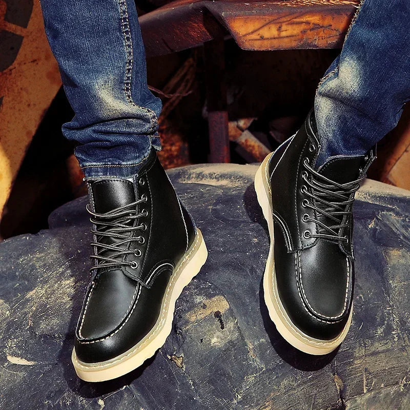 Bottes en cuir Amped