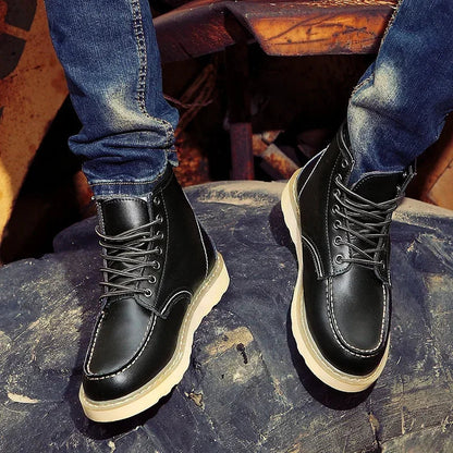 Bottes en cuir Amped